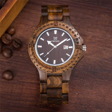 Sandlewood Quartz Watch with Japanese 2115 Movement